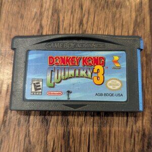 Nintendo Donkey Kong Country 3 – Game Boy Advance video game Tested & Working